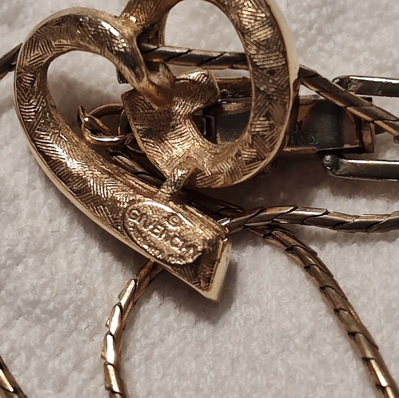 Givenchy Gold Heart Pendant Necklace - Picture 12 of 13